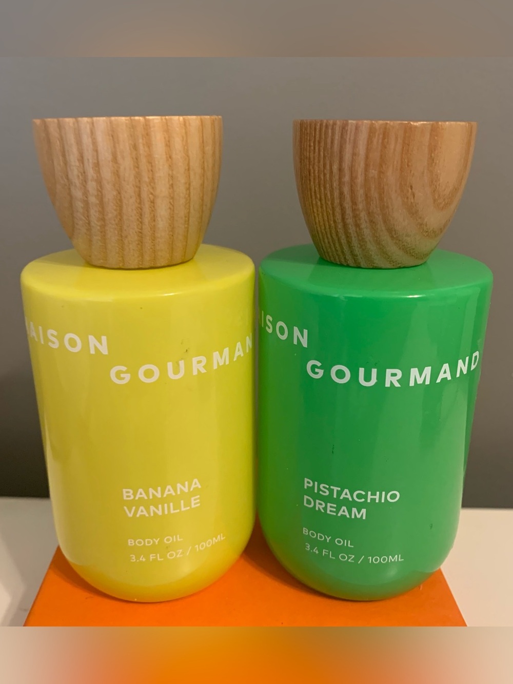 Maison Gourmand Banana Vanille + Pistachio Dream Body Oil Sprays 3.4oz 100ml